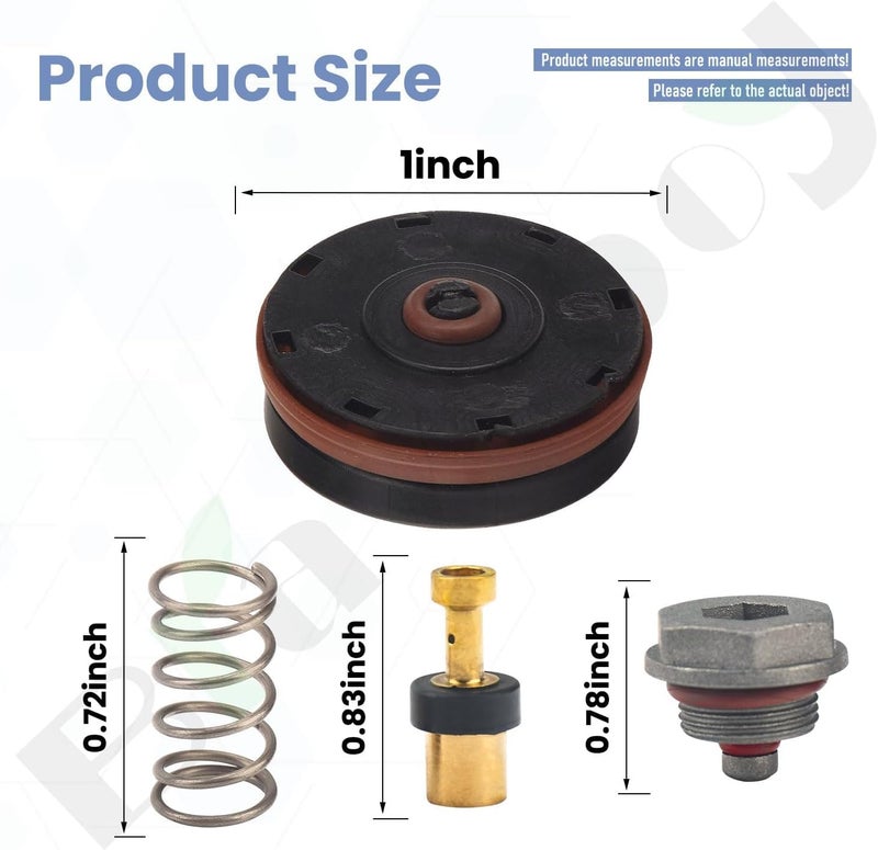 Braveboy N008792 Air Compressor Regulator Repair Kit - by , Compatible with Po-rter Cable/Craftsman/Dewalt, Replacement D55155 D55167 D55684 23400S Compressor Regulator Repair Kit - Image 2
